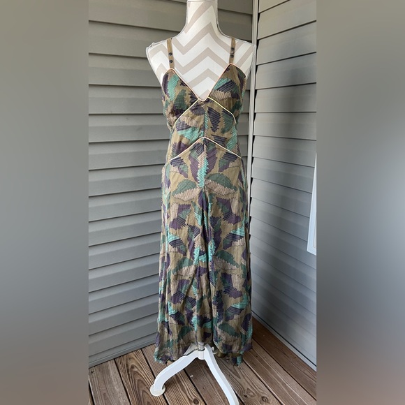 Diesel Dresses & Skirts - Diesel Dress Silk Dress Fregius Vestito Chiffon High Low Sz M